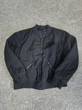 Athleta Black Women's Bomber Jacket Size Medium